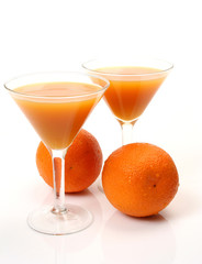 Ripe fruit and juice