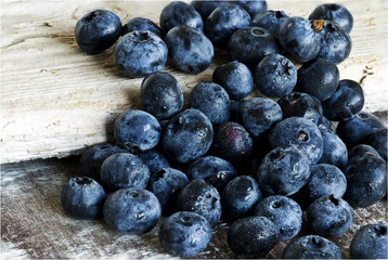 Frische Blaubeeren