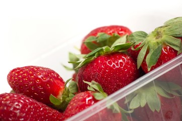 punnet of strawberries