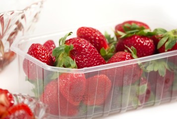 punnet of strawberries