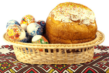 basket of Easter eggs