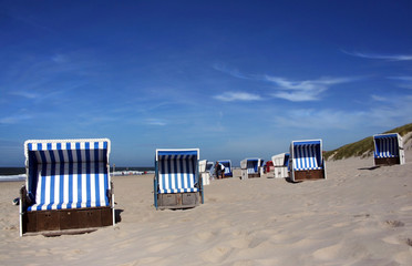 Strandkörbe auf Sylt