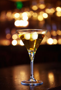 Golden cocktail