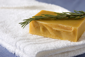 Handmade Soap with Rosemary