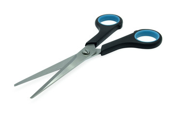Scissors isolated on the white background