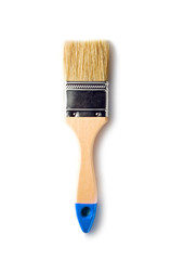 Paint brush isolated on the white background.