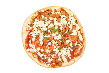 Uncooked pizza