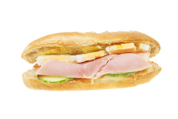 Ham egg salad roll