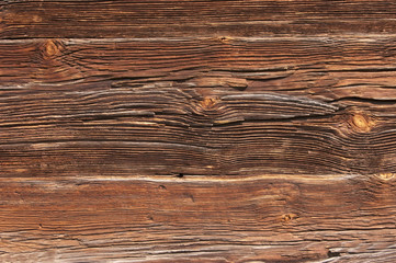 Old brown wooden background and texture.