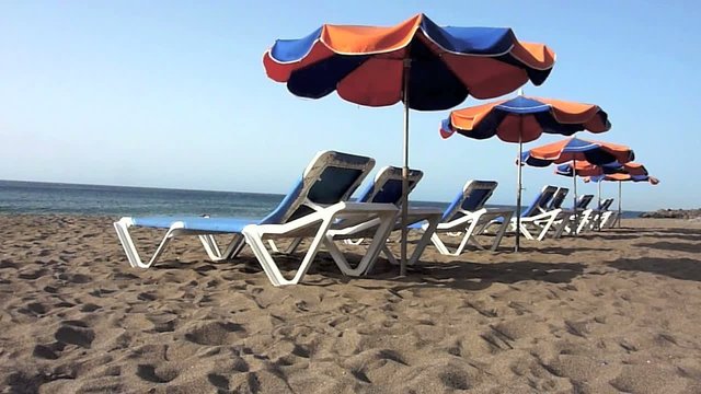parasols en couleur