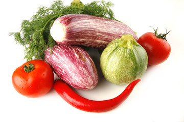 raw vegetables