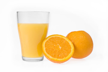 Orange juice and slice