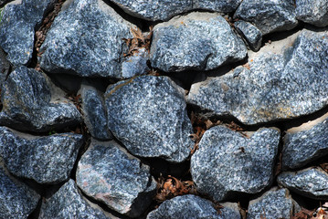 Hintergrund grobe Granitsteine