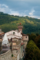 Fototapeta na wymiar Paesaggio di Montagna