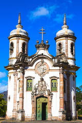 Obraz premium Igreja de Sao Francisco de Assis Ouro Preto