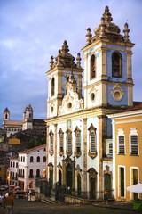 Fototapeta na wymiar Różaniec bliżej kościoła w El Salvador Bahia