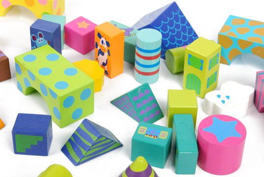 assorted styles and colors of building blocks