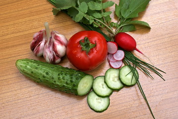 spring vegetable snack