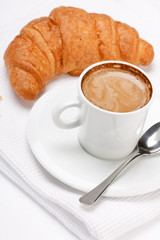 coffee and croissant