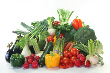 Fototapeta na wymiar Zakupy warzywami