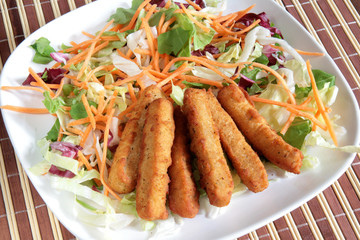 Fried chicken sticks