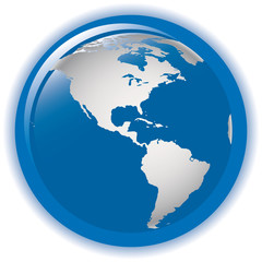 Globe concept icon web internet vector illustration