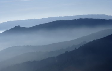 Naklejka premium Parque natural de la sierra de Aizkorri, Zegama, Gipuzkoa