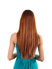 Naklejka premium Girl's back