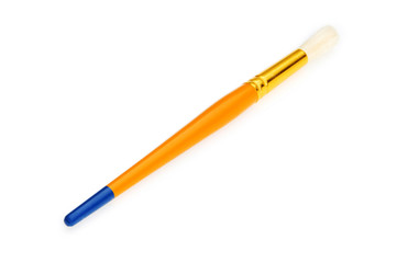Artists brush isolated on the white background