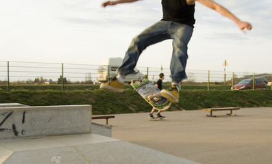 Skater in Aktion