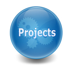 Esfera brillante con texto 