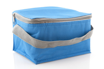 Blue cooling bag