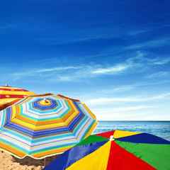 Naklejka premium Colorful Sunshades