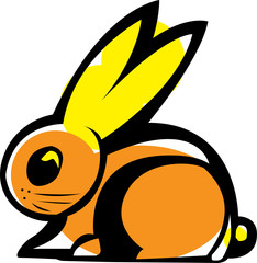 rabbit vector illustration