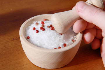 sale marino e pepe rosa