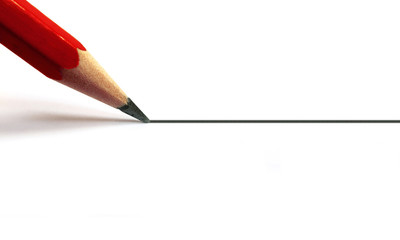 Klare Linie Bleistift