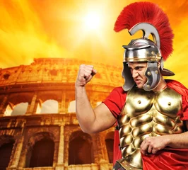 Afwasbaar Fotobehang Ridders Colosseum (Rome, Italië)