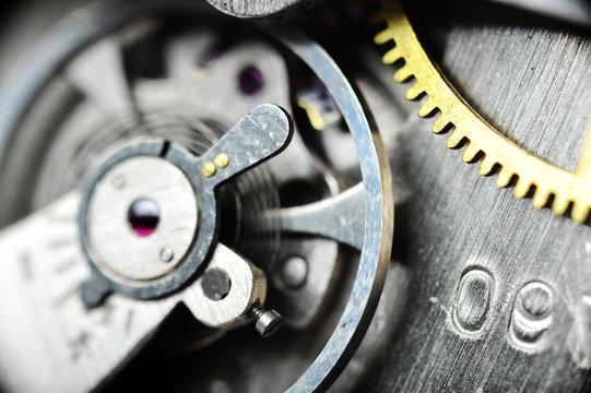 Watch Gears Close Up