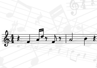 music notes