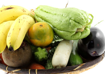 vannerie de fruits et légumes