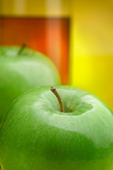 Apple and juice