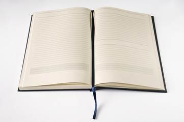 Open blank notebook
