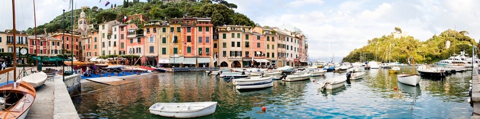 Fototapeta na wymiar Panorama Portofino