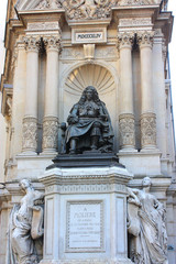Obraz premium Statue de Molière, 1er arrondissement, Paris
