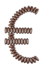 Chocolate Euro currency