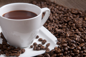 coffee cup and grain