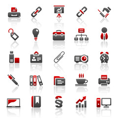 red business icons - set 3