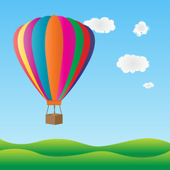 Obraz premium Colorful hot air balloon