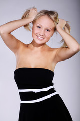 Fototapeta premium woman in evening dress