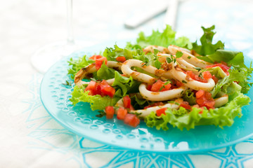 Grilled calamari